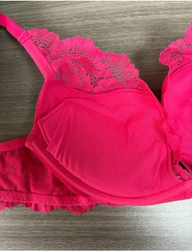 Кружевной бюстгальтер пуш-ап Esotiq 42354 SWEETHEART малиновый, Цвет: малиновый, Размеры: 65G, изображение 4