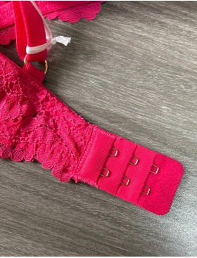 Кружевной бюстгальтер пуш-ап Esotiq 42354 SWEETHEART малиновый, Цвет: малиновый, Размеры: 65G, изображение 6