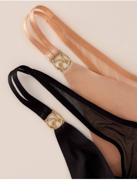 Трусики стринги Esotiq NUTS 43160 темно-бежевый, Цвет: темно-бежевый, Размеры: S, изображение 6