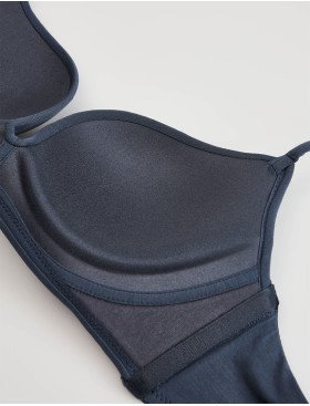 Гладкий бюстгальтер пуш-ап Esotiq COMFIE 43661 темно-синий, Цвет: темно-синий, Размеры: 75D, изображение 6