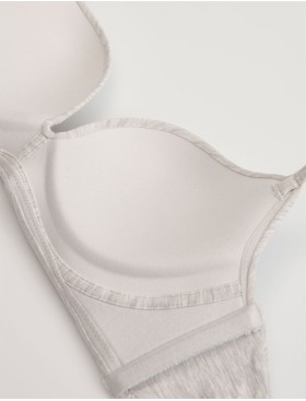 Гладкий бюстгальтер пуш-ап Esotiq COMFIE 43661 светло-серый, Цвет: светло-серый, Размеры: 75D, изображение 7
