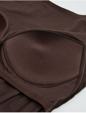 Гладкое боди с пуш-ап Esotiq CLEARY 44270 шоколадный, Цвет: шоколадный, Размеры: M, изображение 8