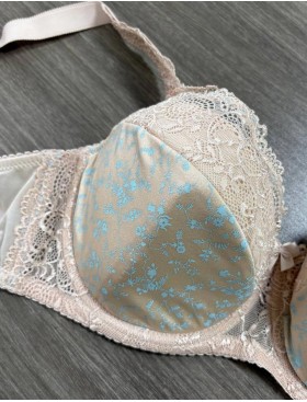 Бюстгальтер на поролоне Fluide SKY 6020 пион с голубым, Цвет: пион с голубым, Размеры: 75G, изображение 4