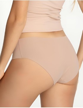 Бесшовные трусы слипы Julimex COTTON MOOD CLASSIC бежевый, Цвет: бежевый, Размеры: S, изображение 2