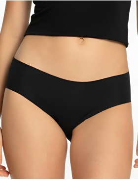 Бесшовные трусы слипы Julimex COTTON MOOD CLASSIC чёрный, Цвет: чёрный, Размеры: S