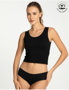 Бесшовные трусы слипы Julimex COTTON MOOD CLASSIC чёрный, Цвет: чёрный, Размеры: S, изображение 3