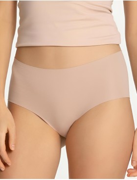 Бесшовные трусы слипы Julimex COTTON MOOD MAXI бежевый, Цвет: бежевый, Размеры: S