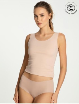 Бесшовные трусы слипы Julimex COTTON MOOD MAXI бежевый, Цвет: бежевый, Размеры: S, изображение 3