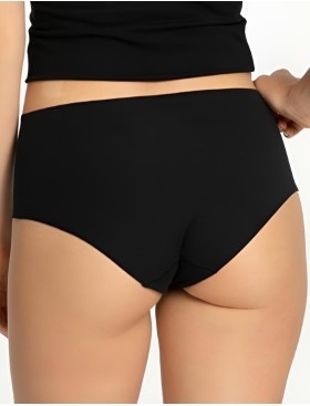 Бесшовные трусы слипы Julimex COTTON MOOD MAXI чёрный, Цвет: чёрный, Размеры: S, изображение 2