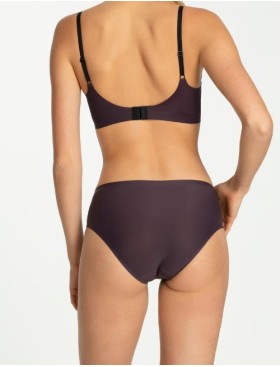 Трусы слипы Julimex SIMPLE PANTY DARK PLUM/BLOOM, Цвет: тёмно-фиолетовый, Размеры: S, изображение 3