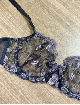 Бюстгальтер с мягкой чашкой Laete L00-177 сиренево-синий, Цвет: синий, Размеры: 75B, изображение 3