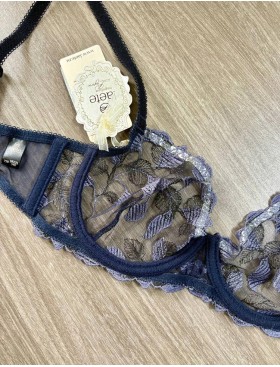 Бюстгальтер с мягкой чашкой Laete L00-177 сиренево-синий, Цвет: синий, Размеры: 75B, изображение 4