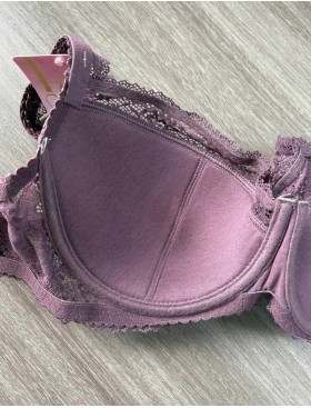 Кружевной бюстгальтер на поролоне Lina A 6086 крокус, Цвет: крокус, Размеры: 80C, изображение 5