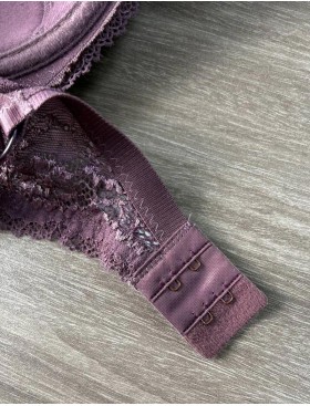 Кружевной бюстгальтер на поролоне Lina A 6086 крокус, Цвет: крокус, Размеры: 80C, изображение 8