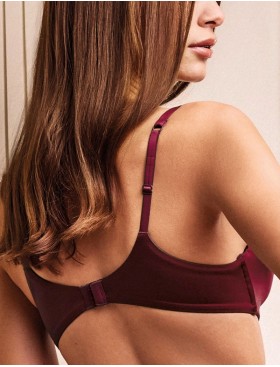 Комплект Lormar ULTRASHINE балконет+слипы Shi53909 bordeaux, Цвет: bordeaux (бордо), Размеры: 70B, изображение 4