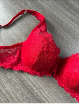 Бюстгальтер балконет тюльпан MAT CARMELA 053-22 красный, Цвет: красный, Размеры: 80E, изображение 4