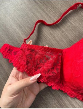 Бюстгальтер балконет тюльпан MAT CARMELA 053-22 красный, Цвет: красный, Размеры: 80E, изображение 6