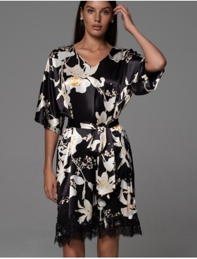 Туника из натурального шёлка Mia-Amore ARABEL 4357, Цвет: черный, Размеры: 2XL/3XL