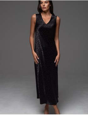 Длинная сорочка Mia-Amore LEONA 2237 чёрный, Цвет: черный, Размеры: 2XL