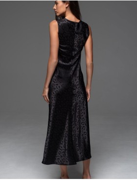 Длинная сорочка Mia-Amore LEONA 2237 чёрный, Цвет: черный, Размеры: 2XL, изображение 2