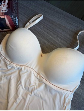 Боди-бандо с пуш-ап Mioocchi CRYSTALL 7742 cipria, Цвет: cipria (пудровый), Размеры: 65B, изображение 3