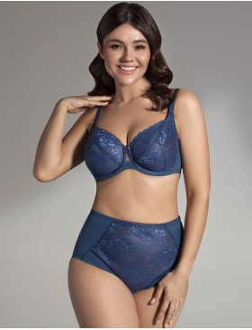 Кружевной мягкий бюстгальтер Misstyle 2595 французский синий, Цвет: французский синий, Размеры: 75C, изображение 2
