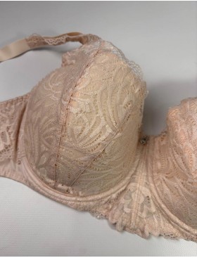 Кружевной бюстгальтер балконет Nikol Djumon 165 11 жасмин, Цвет: жасмин, Размеры: 75F, изображение 4