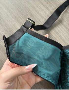 Бюстгальтер полумягкий Nipplex XENA PU, Цвет: изумруд, Размеры: 80H, изображение 4