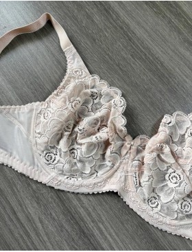 Бюстгальтер мягкий Orhideja 535-146 серебристый пион, Цвет: серебристый пион, Размеры: 70F, изображение 4