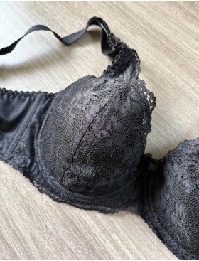 Бюстгальтер балконет Simona M 530/30 черный, Цвет: черный, Размеры: 80C, изображение 4