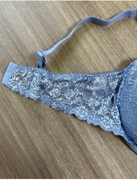 Бюстгальтер балконет пуш-ап Simona M 870 ниагара, Цвет: ниагара, Размеры: 80B, изображение 6