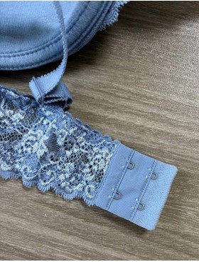 Бюстгальтер балконет пуш-ап Simona M 870 ниагара, Цвет: ниагара, Размеры: 80B, изображение 7