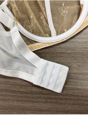 Легкий кружевной бюстгальтер Subtille AVRIL WHITE soft, Цвет: белый, Размеры: 100D, изображение 5