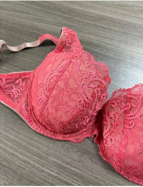 Бюстгальтер балконет тюльпан Subtille CALIBRI CORAL full cup, Цвет: коралл, Размеры: 80C, изображение 4