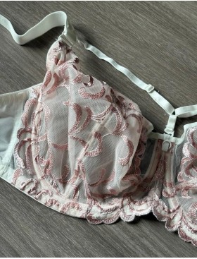 Мягкий бюстгальтер на большую грудь Subtille MILA POWDER soft, Цвет: пудровый, Размеры: 65J, изображение 4