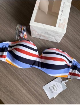 Пляжный бюст в полоску Ysabel Mora 82462 мульти, Цвет: мульти, Размеры: 85B, изображение 3