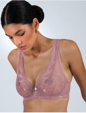 Кружевной бюстгальтер Alles ESSENZA ROSA M bralette, Цвет: розовый, Размеры: 65D, изображение 3