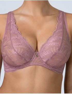 Бюстгальтер на большую грудь Alles ESSENZA ROSA M plus bralette, Цвет: розовый, Размеры: 65H
