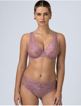 Бюстгальтер на большую грудь Alles ESSENZA ROSA M plus bralette, Цвет: розовый, Размеры: 65H, изображение 4