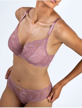 Кружевные трусики бразилиана Alles ESSENZA ROSA brazyliany, Цвет: розовый, Размеры: S, изображение 4