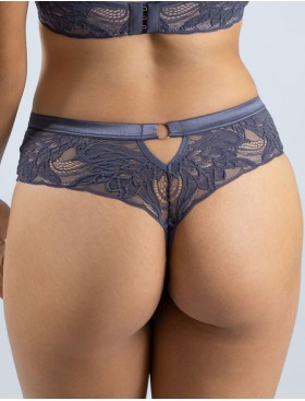 Кружевные стринги Alles LUCE VIOLA stringi classic grafit, Цвет: графит, Размеры: S, изображение 2