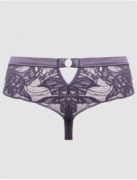 Кружевные стринги Alles LUCE VIOLA stringi classic grafit, Цвет: графит, Размеры: S, изображение 7