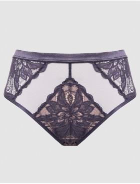 Кружевные стринги Alles LUCE VIOLA stringi classic grafit, Цвет: графит, Размеры: S, изображение 6