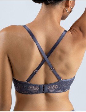 Бюстгальтер пуш-ап без косточек Alles LUCE VIOLA super P-UP grafit, Цвет: графит, Размеры: 65C, изображение 2