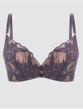 Бюстгальтер пуш-ап без косточек Alles LUCE VIOLA super P-UP grafit, Цвет: графит, Размеры: 65C, изображение 9