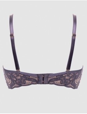 Бюстгальтер пуш-ап без косточек Alles LUCE VIOLA super P-UP grafit, Цвет: графит, Размеры: 65C, изображение 10