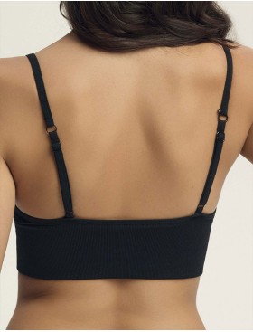 Эластичный топ с вкладышем Esotiq ARLAN 43824 черный, Цвет: черный, Размеры: S, изображение 3