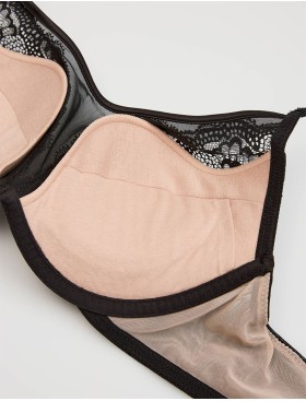 Бюстгальтер с пуш-ап вкладышами Esotiq CROWN 43746 черный, Цвет: черный, Размеры: 70B, изображение 8