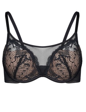 Бюстгальтер с пуш-ап вкладышами Esotiq CROWN 43746 черный, Цвет: черный, Размеры: 70B, изображение 10