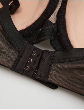 Бюстгальтер-топ с поролоновыми чашками Esotiq CROWN 43747 черный, Цвет: черный, Размеры: 65F, изображение 9